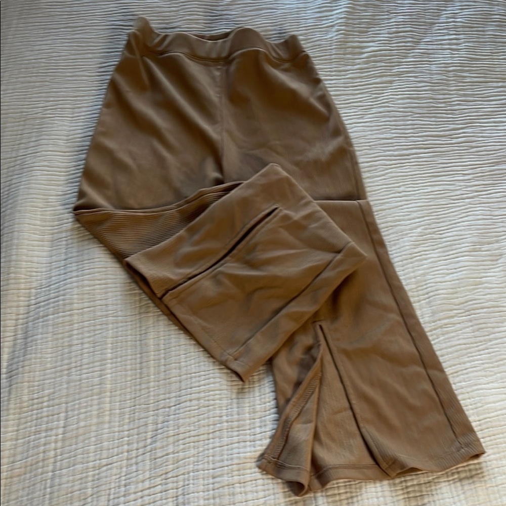Tan Ribbed Pants - Picture 2 of 2